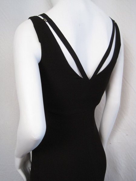 2505 Roberto Cavalli Dress Black 38 4 XS #0006RL  