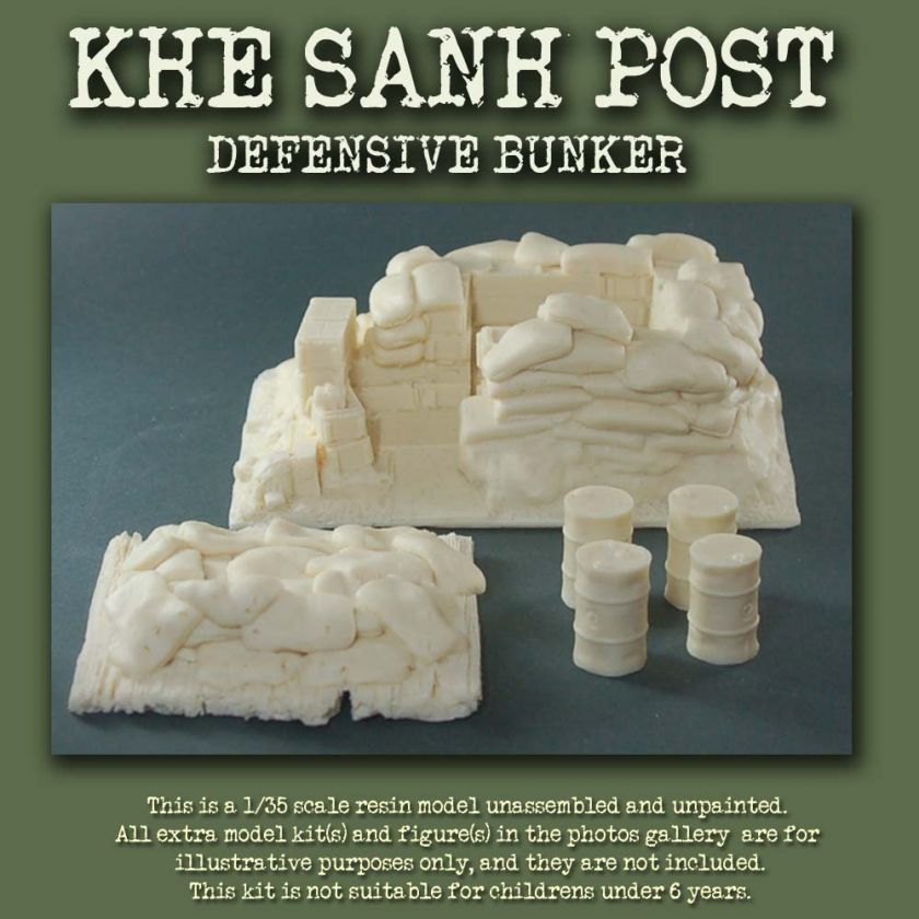 VIETNAM 1/35 KHE SANH POST RESIN MODEL KIT  