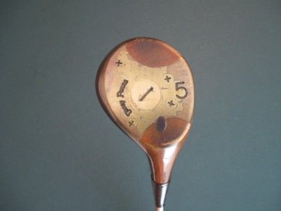 VERY GOOD+ CONDITION VINTAGE TONEY PENNA PERSIMMON 5 FAIRWAY WOOD 