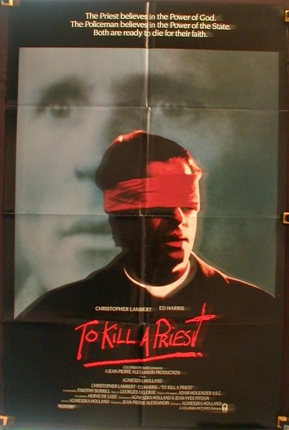 TO KILL A PRIEST 1988 1S Christopher Lambert, Ed Harris  