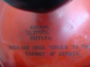   olympic pottery also persia and ionia yoked to the chariot of xerxes