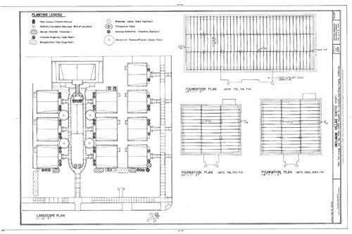   Bungalow cottage and duplex, architectural plans blueprints  