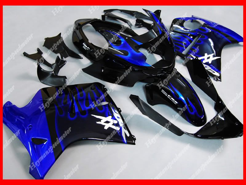 Aftermarket Blue ABS Fairing For CBR 1100XX Blackbird H1103  