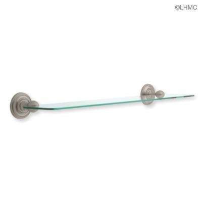 Greenwich Bath 24 Glass Shelf Satin Nickel Finish 885785382820  