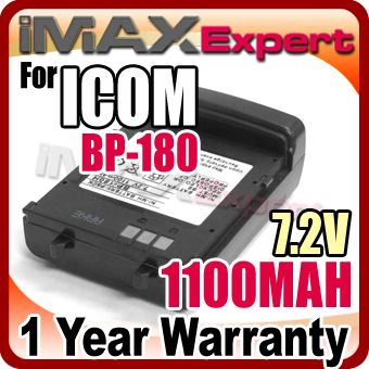 NEW BP 180 BP180 Battery for ICOM IC W32 T22 T42 T7 Z1  