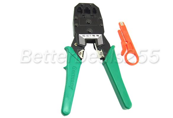 Network Wire Cable RJ45 RJ11 RJ12 Cat5 Crimper Tool New  