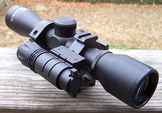 Sightmark 4X Tactical Scope & Light Combo  