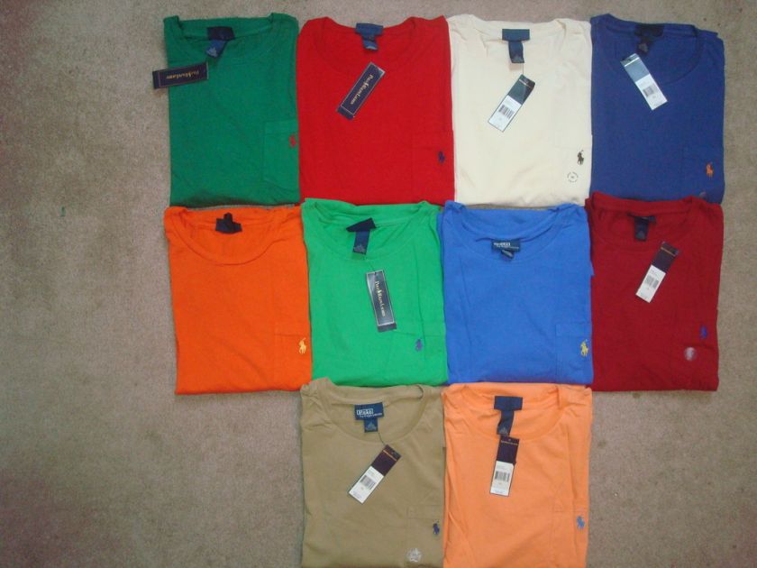 RALPH LAUREN CLASSIC FIT POLO POCKET S/S T SHIRT SZXL  