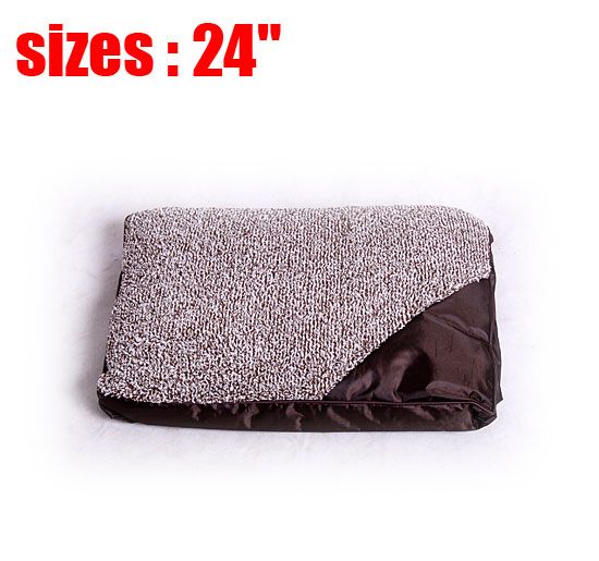 Multi size portable warm soft cat dog pet bed with zipper cover Crate 