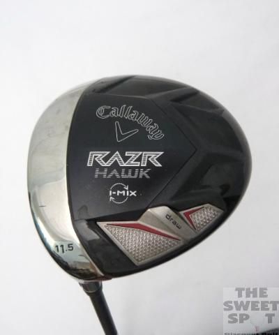 LH Callaway Golf RAZR Hawk i Mix 11.5° Driver Graphite Seniors Left 