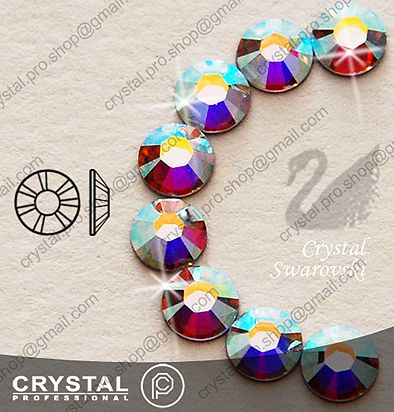 1440 SWAROVSKI AB Crystal iron Hot fix Rhinestones 6ss  