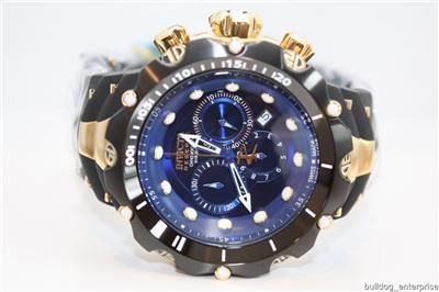 Mens Invicta 1522 Reserve Venom Generation II 2 Blue Chronograph Swiss 