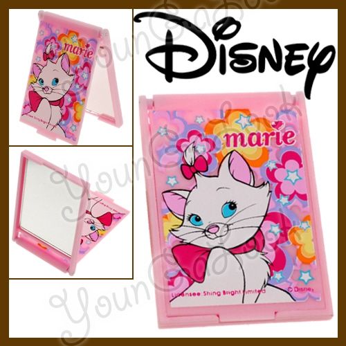 Disney Cat MARIE Rectangular Compact Desk Mirror 5cm  