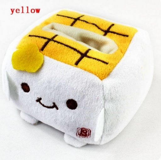 Japanese Fashion cute Tofu Plush cell Phone Holder seat  