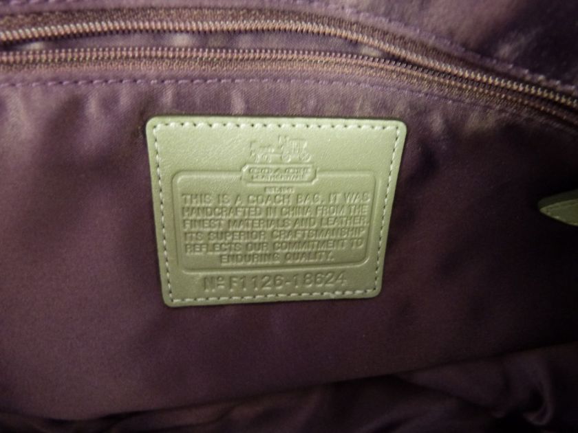   COACH MADISON STITCHED LEATHER SOPHIA SATCHEL purse/bag 18624  