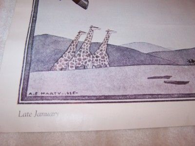 Vintage 1926 Vogue Helen Dryden Conde Nast Co Poster Late January 