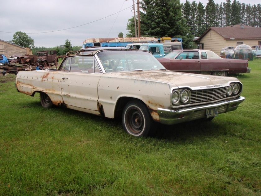 1964 chevy impala super sport convertible  