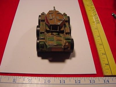 Vintage Toy Tank 1980s TOOTSIETOY GERMAN ARMORED CAR  