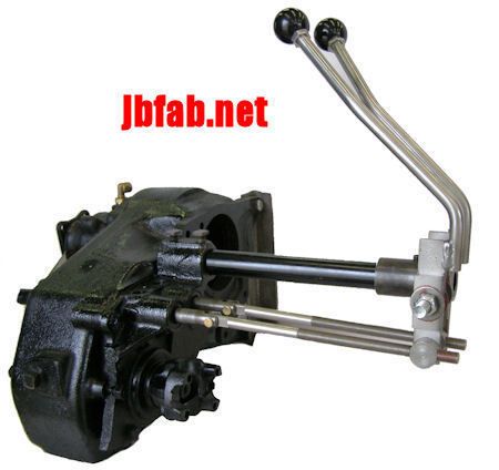 Jeep Dana 20 stainless twin stick shifter W/ boot  