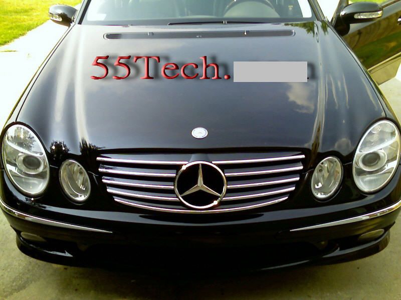 Mercedes W211 Grill E320 E500 E55 Grille E350 BK AMG  