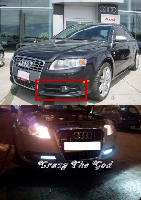 A4/S4 B7 S Line 2005 2008 DRL Daytime Running LED Fog Light Smoke for 