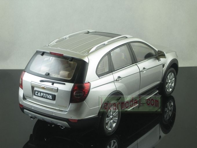 18 China 2010 Chevrolet CAPTIVA SUV Silver Diecast Metal Model 