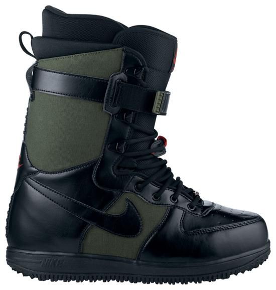   Snowboarding Boot 2012 New Black Dark Army Green World Ship  