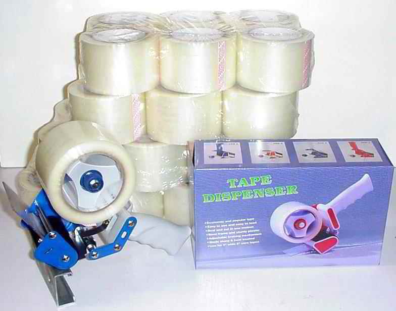 PACKAGING DISPENSER & 24 Rolls 3 x110 YARDS OF TAPE  