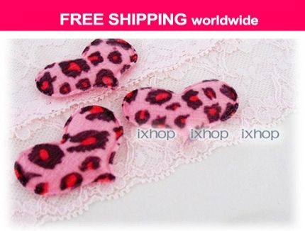 40 Felt Leopard Mickey Heart(U PICK)Applique 4044 12240  