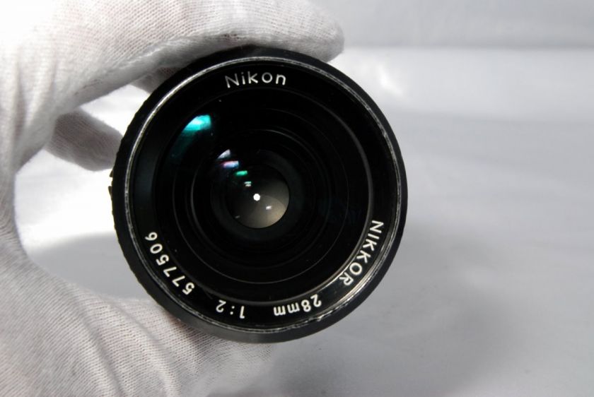 Nikon 28mm f2.0 Ai S AIS lens manual focus f2 Nikkor 0018208014194 