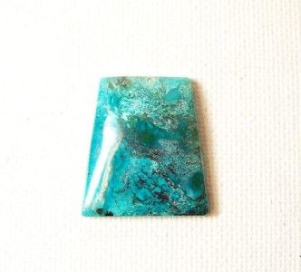 Chrysocolla Cabochon Teal Blue Designer Cut HS WoW  