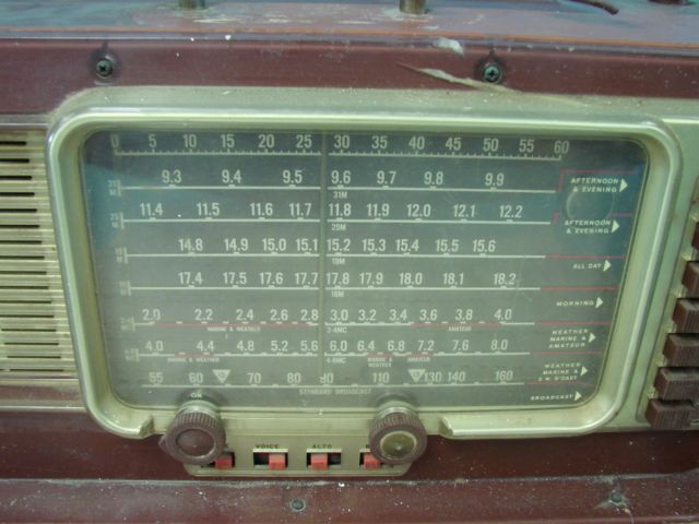 RARE Zenith Wave Magnet Leather Transoceanic L600 Radio SW Nautical 