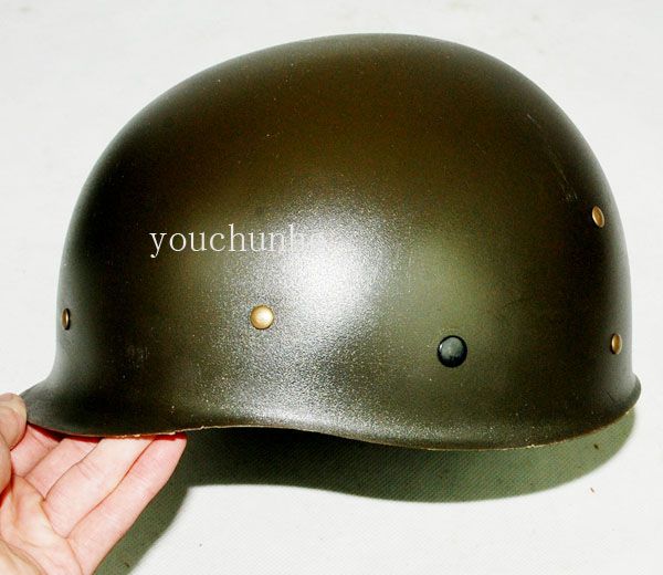 WWII US ARMY M1 GREEN HELMET 3670  