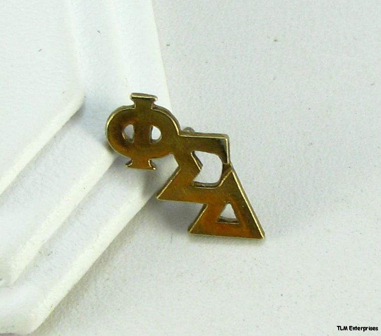 PHI SIGMA DELTA   fraternity Vintage Greek Lapel PIN  