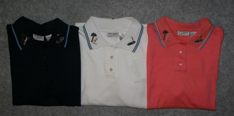 NWT KENETH TOO CASUALS Petite Womens Golf Polo Shirt Size PS PM PL PXL 