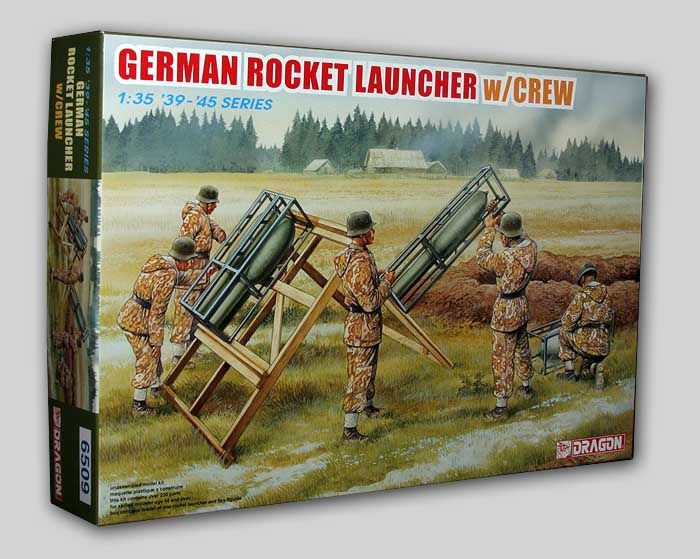 WWII GERMAN ROCKET LAUNCHER w/ CREW 1/35 Dragon #6509  