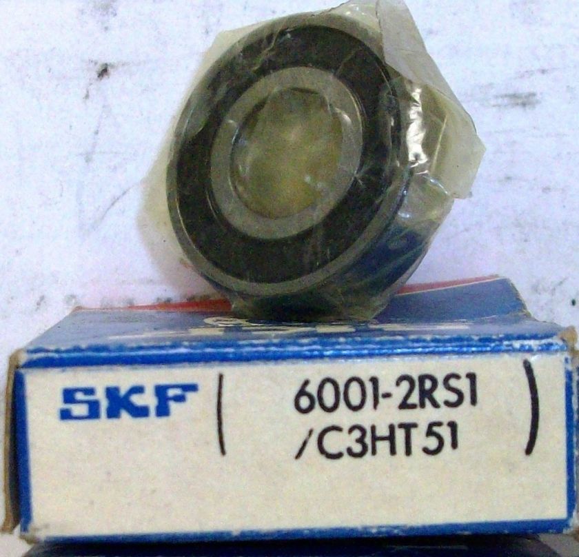 SKF 6001 2RSJEM Explorer Deep Groove Ball Bearing NIB  