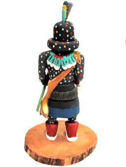 Zuni Fire God Kachina Cotton Wood Bart Gasper  