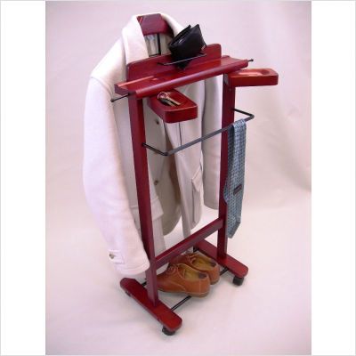 Proman Deluxe Wardrobe Valet in Cherry VL16204 741291162045  