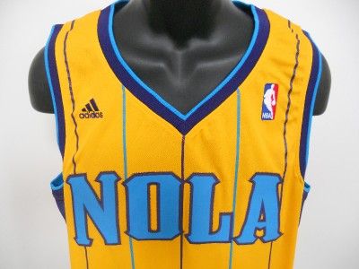   New Orleans HORNETS XLarge XL SWINGMAN Adidas REV30 Blank Jersey 7PM