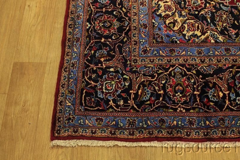 LARGE TRADITIONAL FLORAL RED 9X14 MASHAD PERSIAN ORIENTAL AREA RUG 