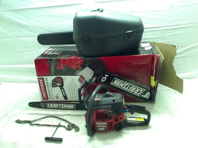 CRAFTSMAN 18IN GAS CHAINSAW 42 CC 35190 GASOLINE CHAIN SAW  