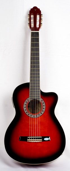   CL 160CVT RDS Classical Acoustic Electric Guitar Red New  