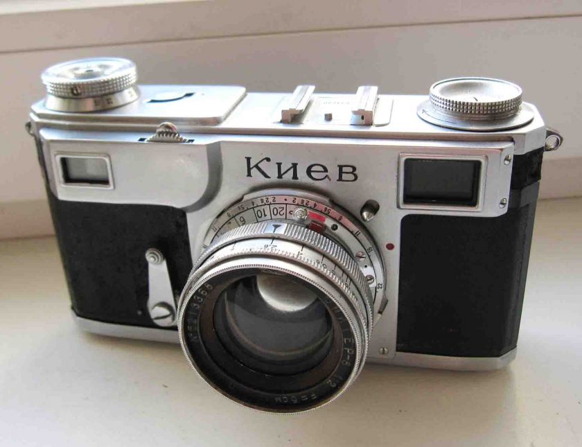 Russian Contax R/F camera KIEV 2 1953 lens JUPITER 8  