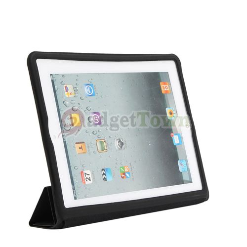   Case Magnetic for Apple The New iPad 3/2 Wake/Sleep Black  