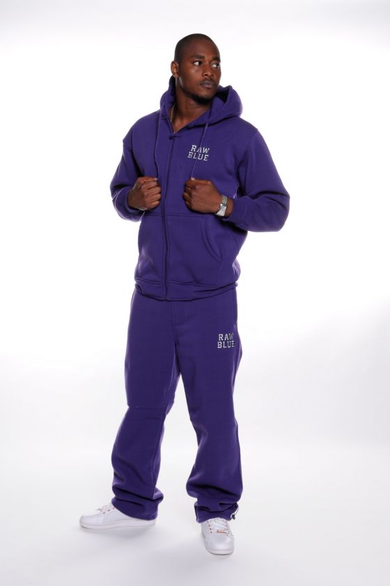 New Raw Blue Mens Tracksuit 3200 W11 Purple  