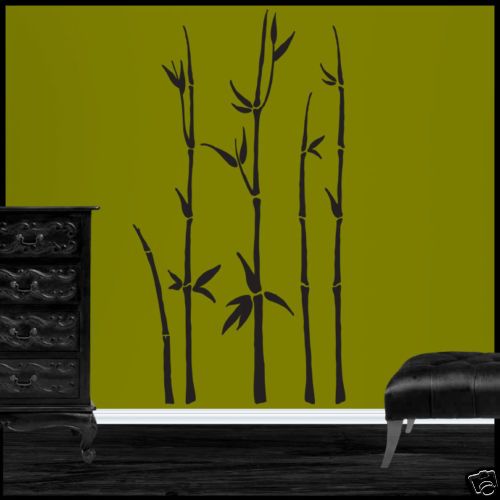 Huge Bamboo Vinyl Wall Art Decal Decor Asian Sticker  