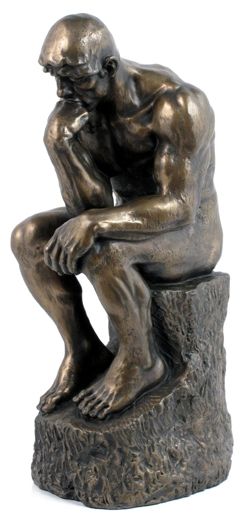 Item LE PENSEUR.THE THINKER by AUGUSTE RODINS STATUE/FIGURE/FIGURINE 