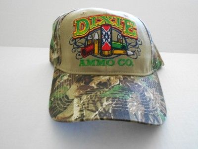 DIXIE AMMO CO. Camo Confederate Hat/Cap  