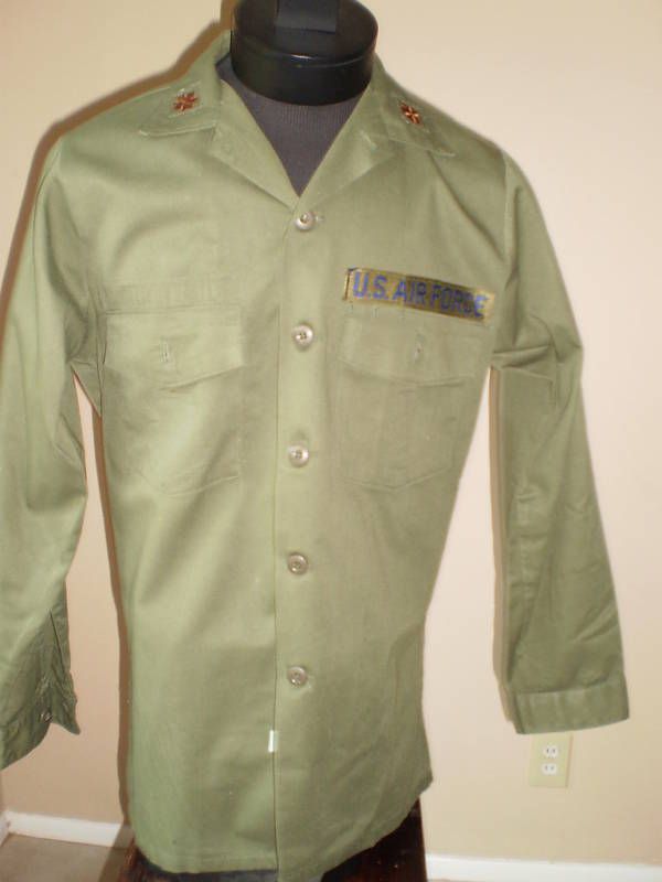 MILITARY AIR FORCE FATIGUE LONG SLEEVE UTILITY SHIRT  